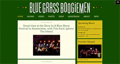Desktop Screenshot of bluegrassboogiemen.nl